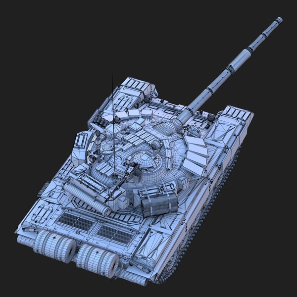 russian soviet battle tank 3d max - Russian Soviet Battle Tank T-90M Vladimir... by dimosbarbos